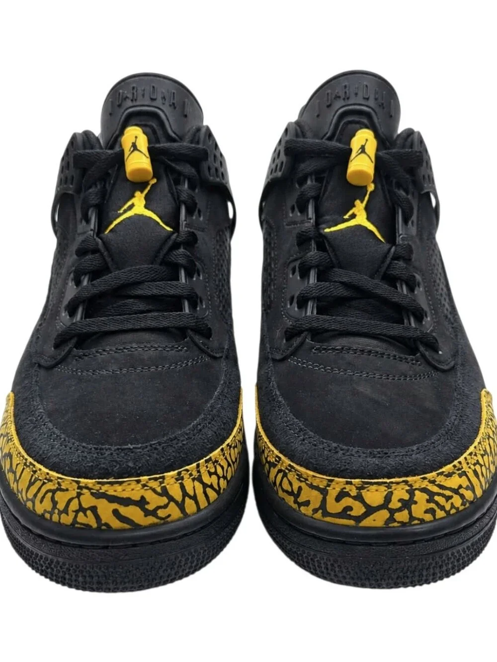 Jordan Spizike Low Black Speed Yellow Men's Size 11.5 NiB Sneakers IQ9368-010
